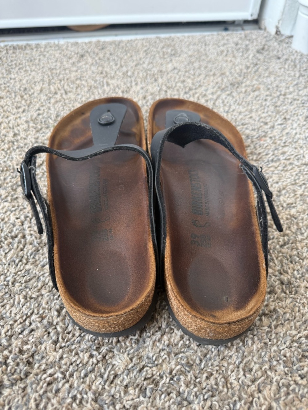 Birkenstock Black Thong Sandals - Picture 2 of 5